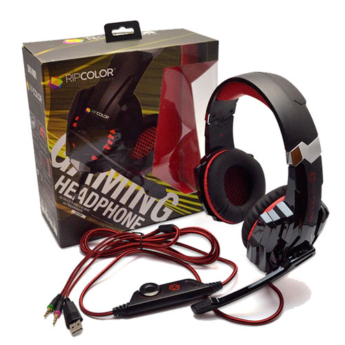 Auriculares C/Micro RIPCOLOR RP-D014NR Gaming