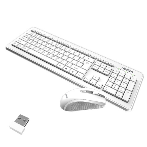 Combo Wifi Teclado y mouse MEETION MT-C4120 Blanco
