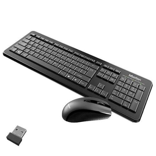 Combo Wifi Teclado y mouse MEETION MT-C4120 Negro