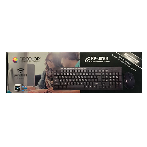 Combo Wifi Teclado y mouse RIPCOLOR RP-J0101