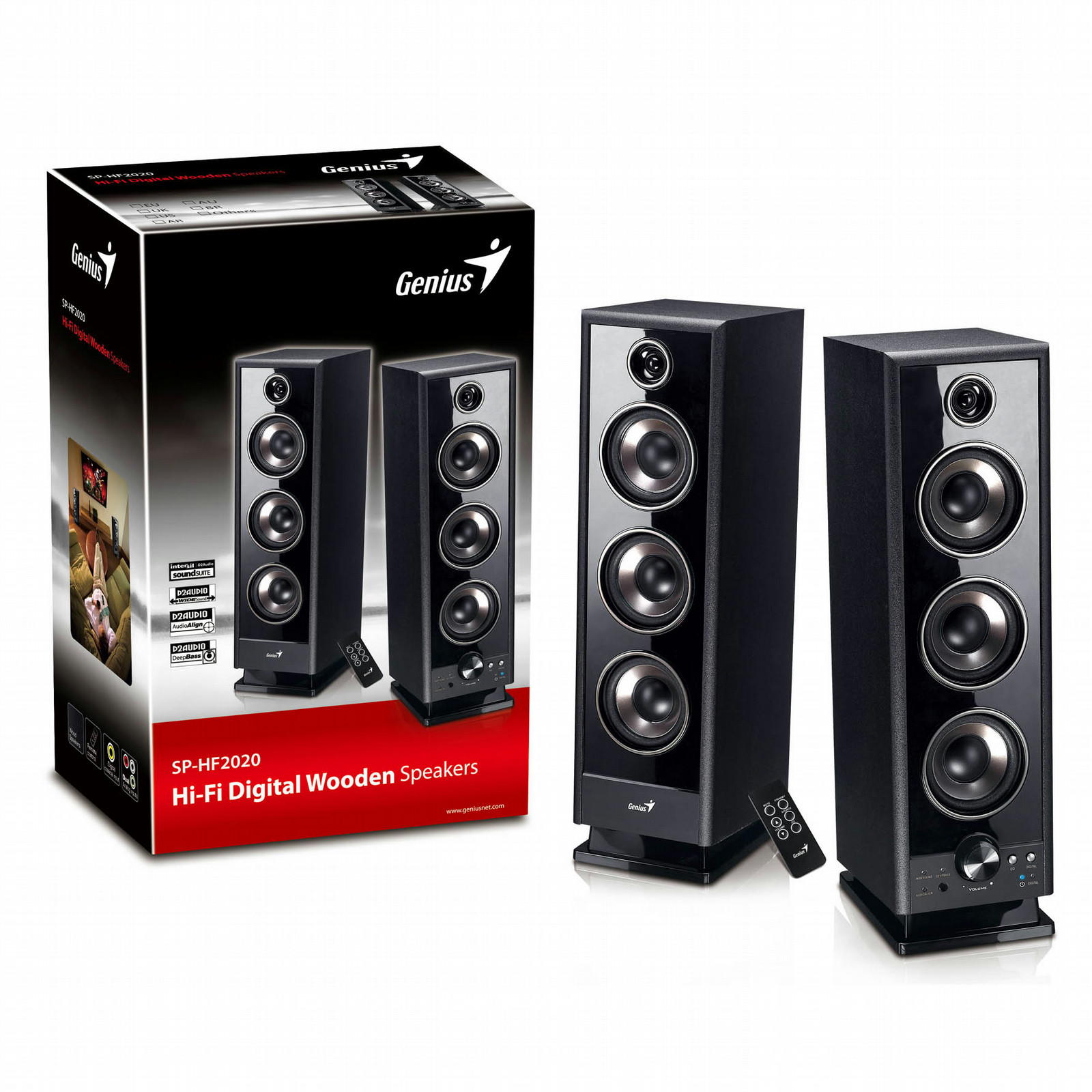 Parlantes 2.1 GENIUS SP-HF2020