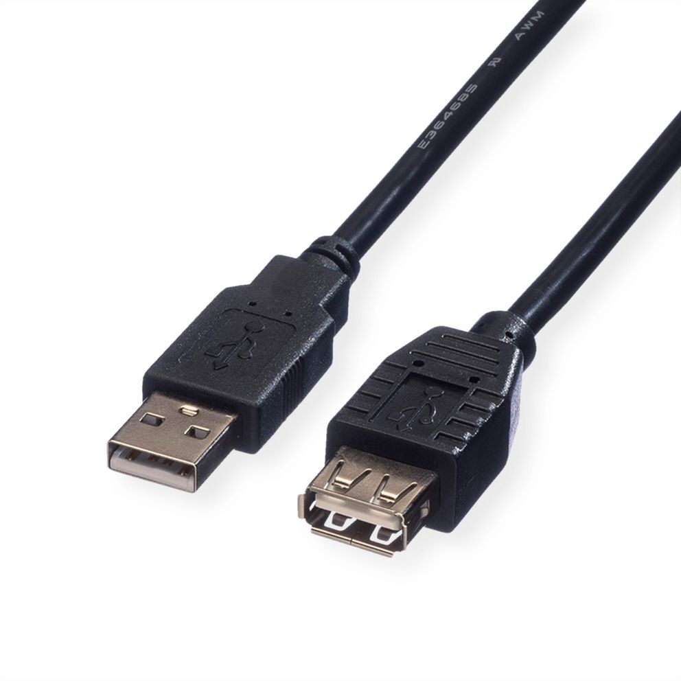 Cable USB-A 2.0 3m extensión macho — hembra