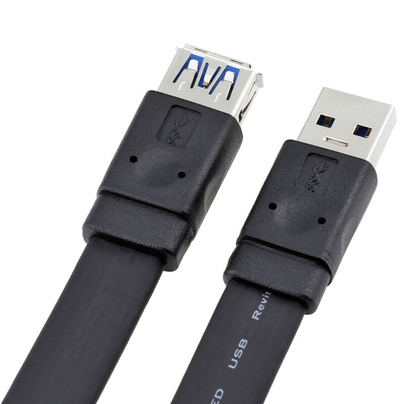 Cable USB-A 2.0 3m extensión macho — hembra plano Havit