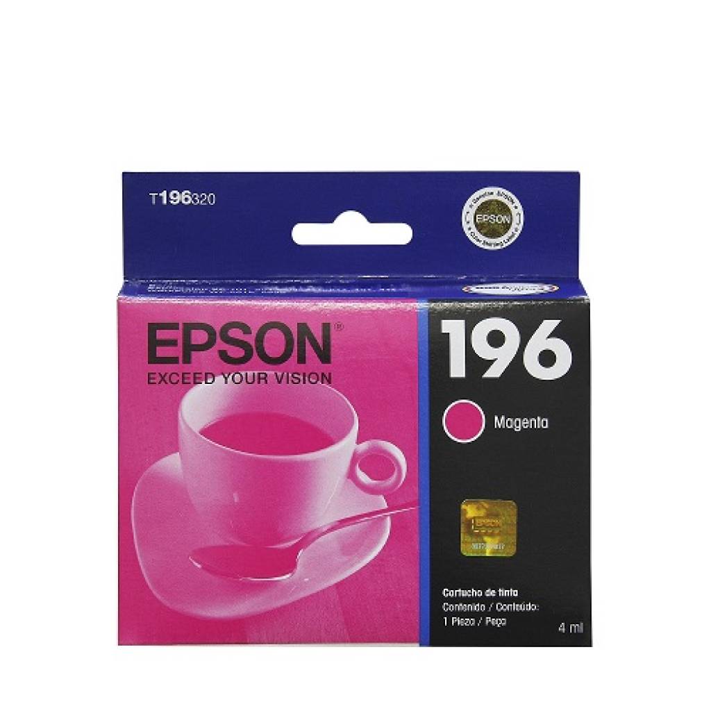 Cartucho ORIGINAL EPSON 196 Magenta               