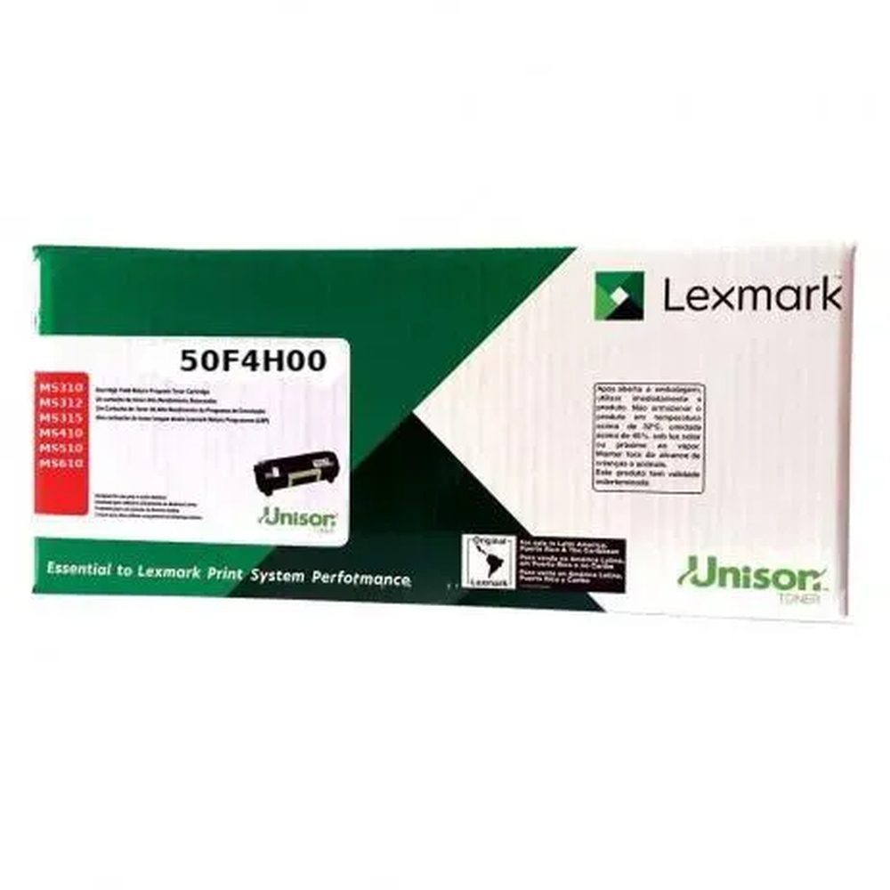 Toner Lexmark 50F4H00 5K MS310/MS312/410/415/     