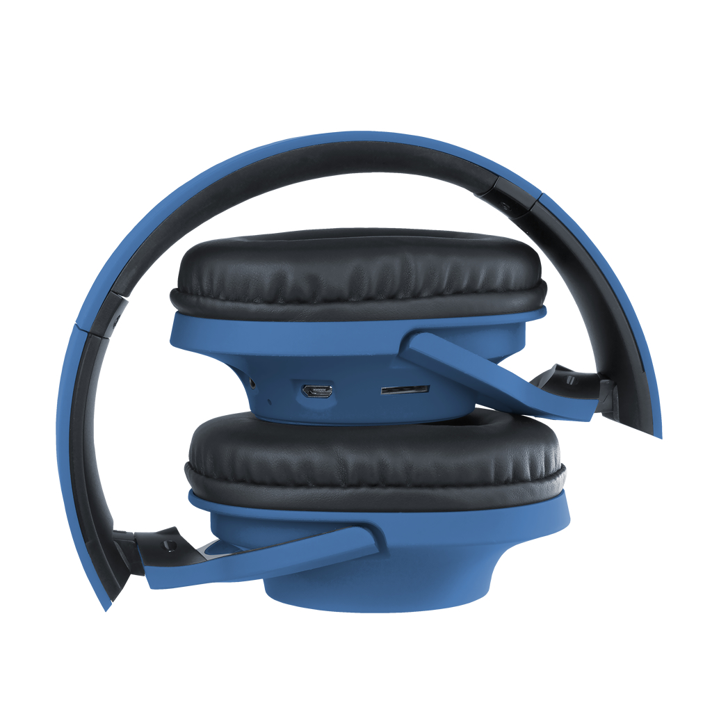 Auriculares Bluetooth/SD AVENZO AV626 Azul