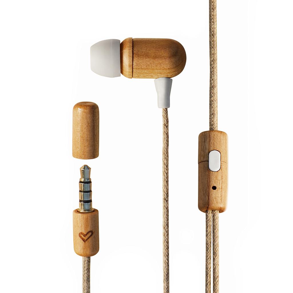 Auriculares C/Micro ENERGY SISTEM Cherry Wood