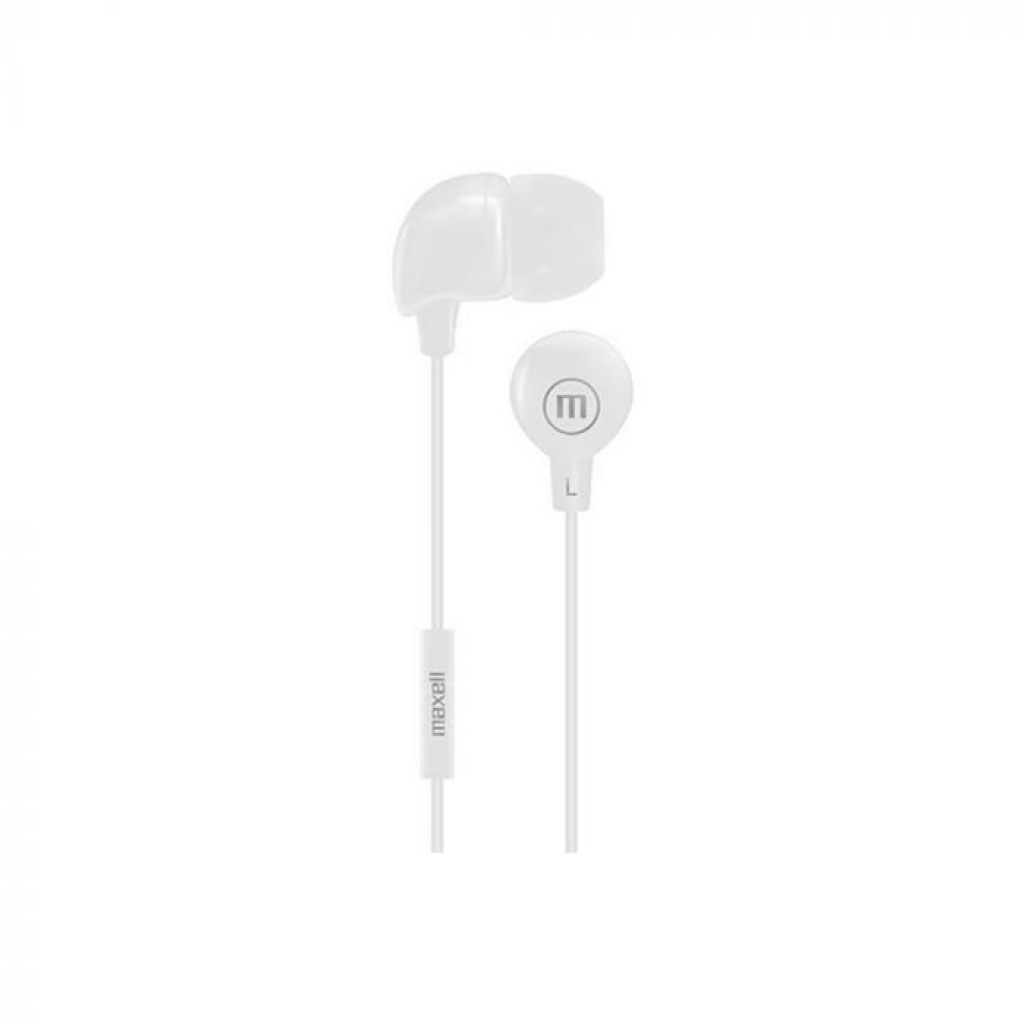 Auriculares c/micro MAXELL In-Ear blanco           