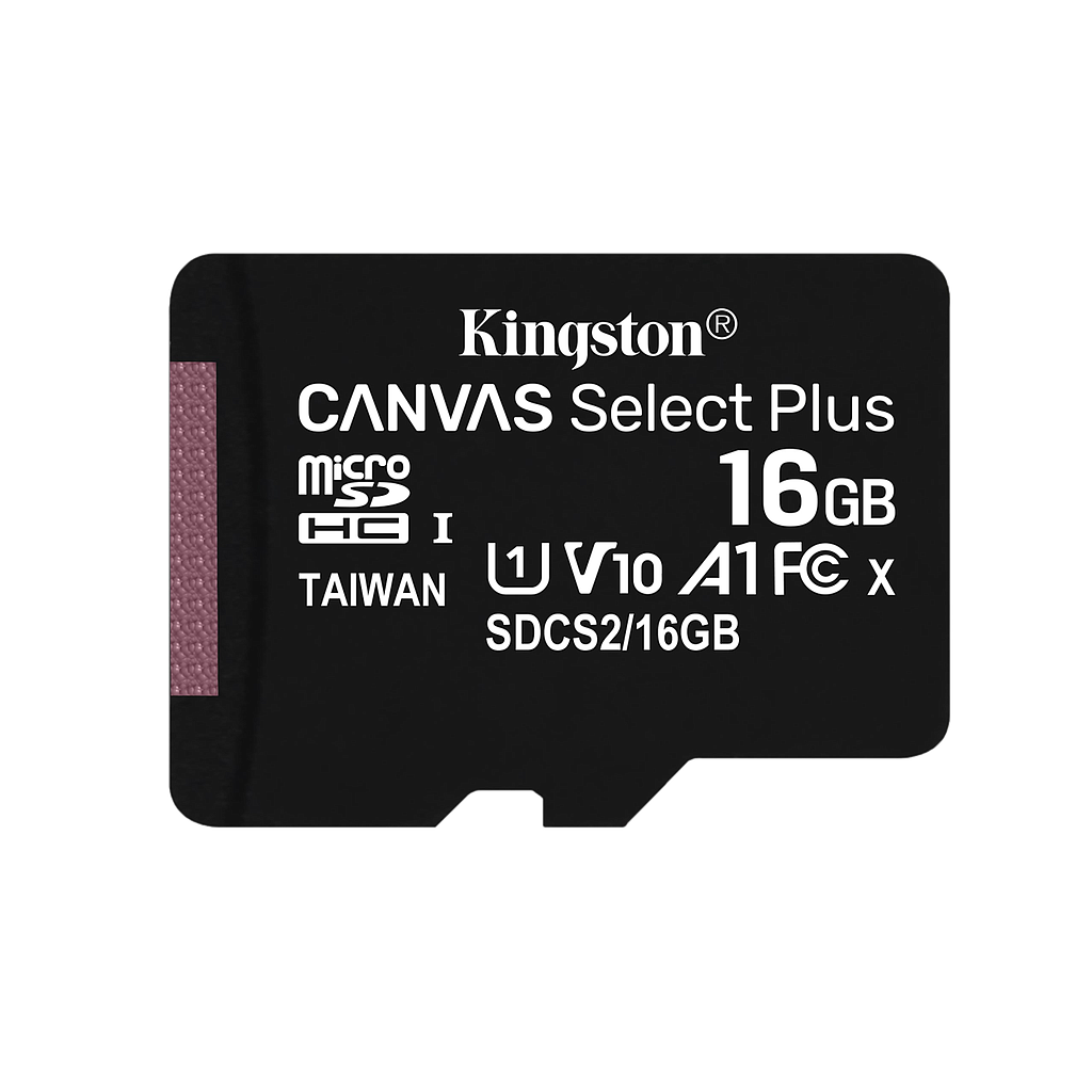 Memoria microSD Kingston clase 10 CANVAS Select Plus 16GB