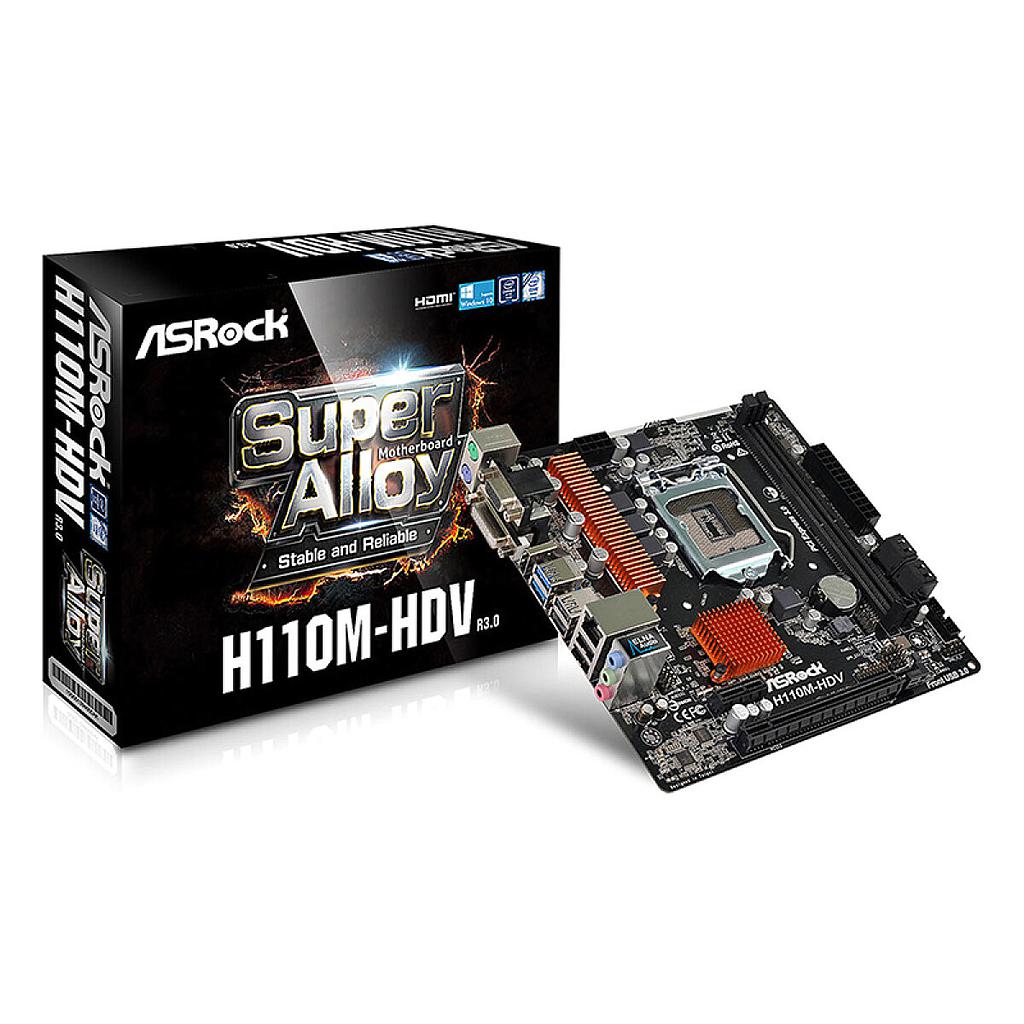 Mother Asrock H110M-hdv R3.0 1151