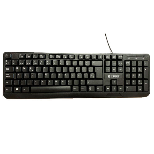 Teclado RipColor USB C0205U (negro)