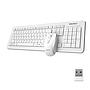 Combo Meetion WiFi teclado y mouse MT-C4120 (blanco)